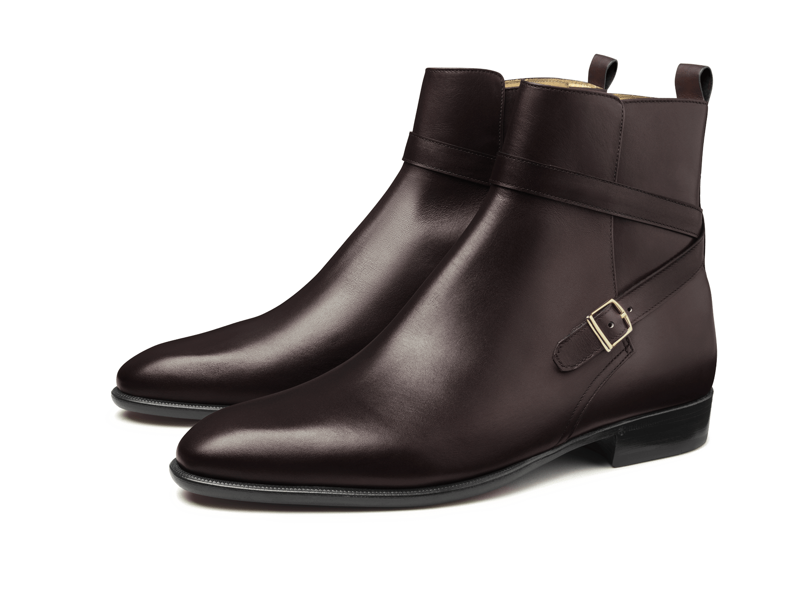 Watts Jodhpur Boot in Dark Brown Calf