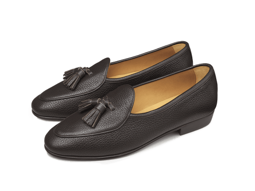 Mens Loafers Dark Brown Tassels