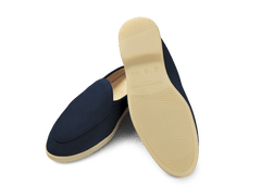 Stride Mule Loafers in Orage Glove Suede Natural Sole