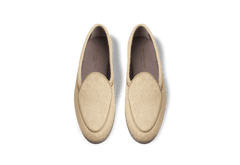 Stride Loafers in Tundra Gold Calf Hair Grey Sole