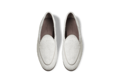 Stride Loafers in Neige Calf Hair