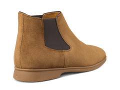 Rover Boots in Earth Glove Suede Caramel Sole