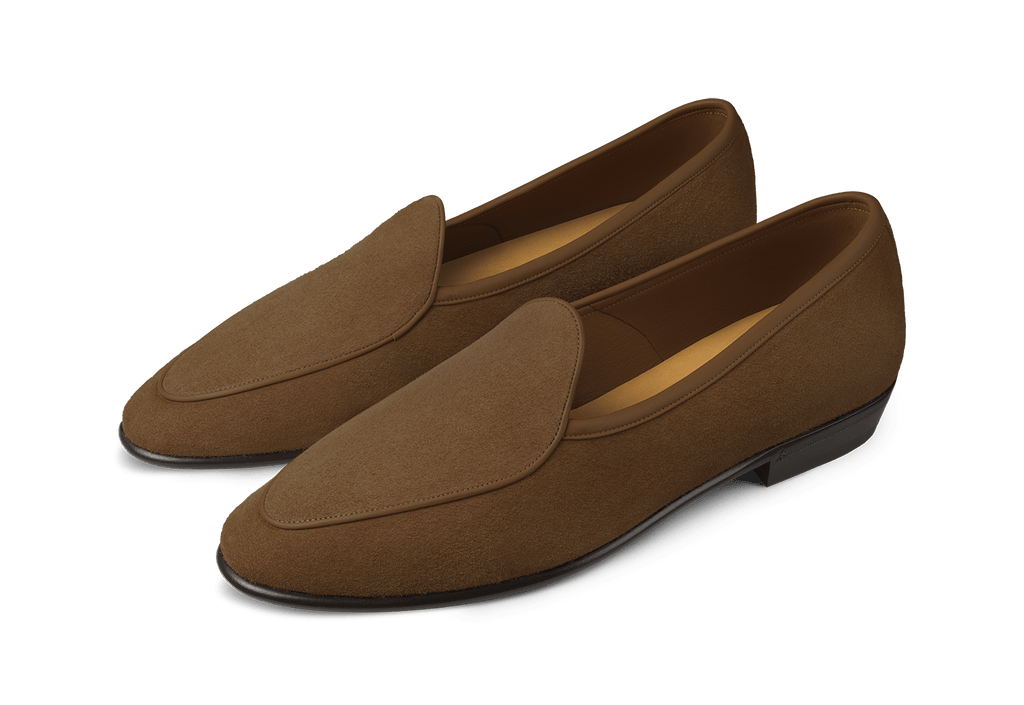 Sagan Classic Loafers in Tan Asteria Suede