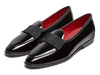 Black Patent Bow Loafers