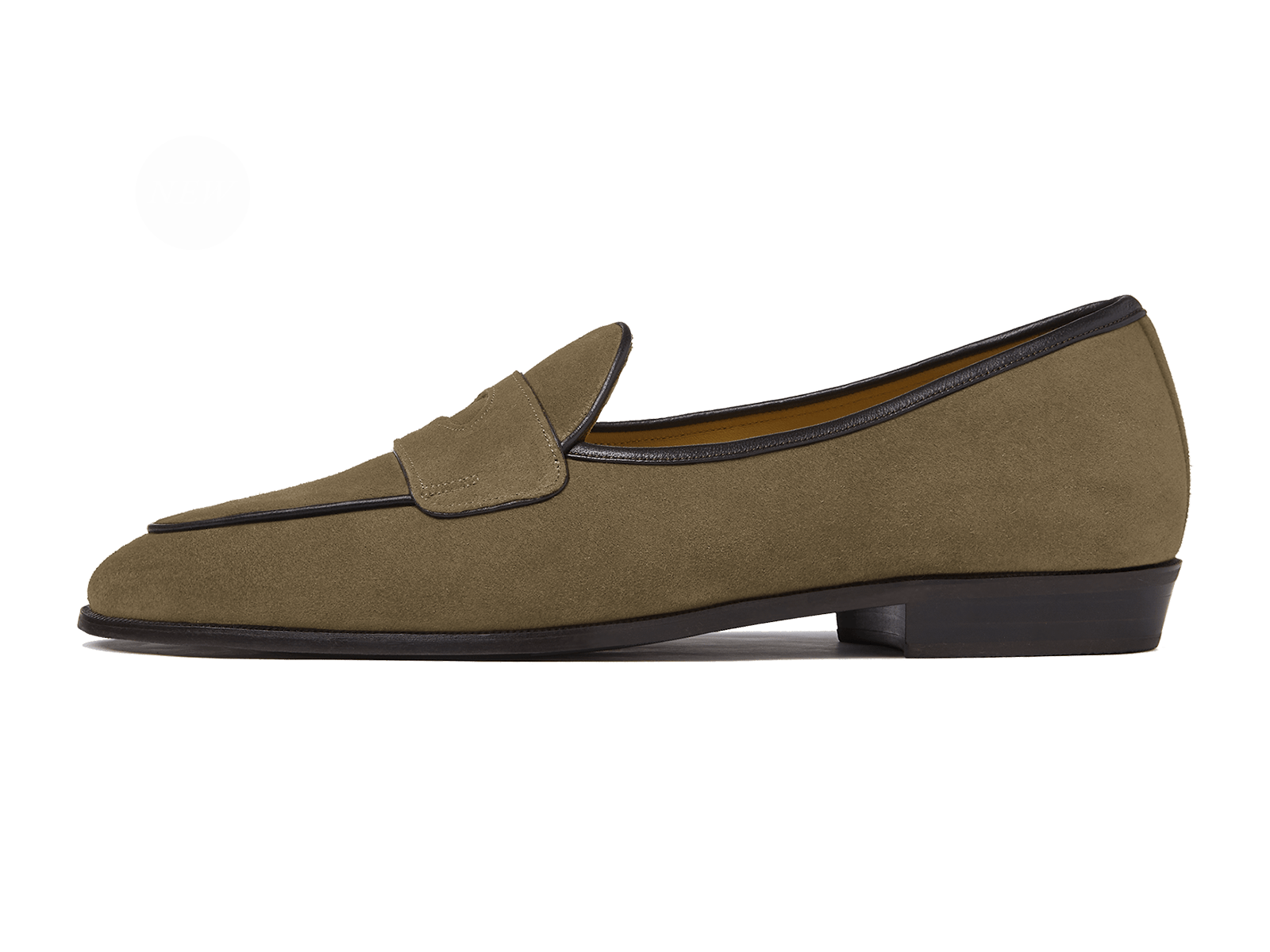 Sagan Ivy in Northern Green Glove Suede with Rubber Sole – Baudoin & Lange