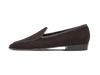 Sagan Classic Loafers in Lusitanias Dark Brown Suede