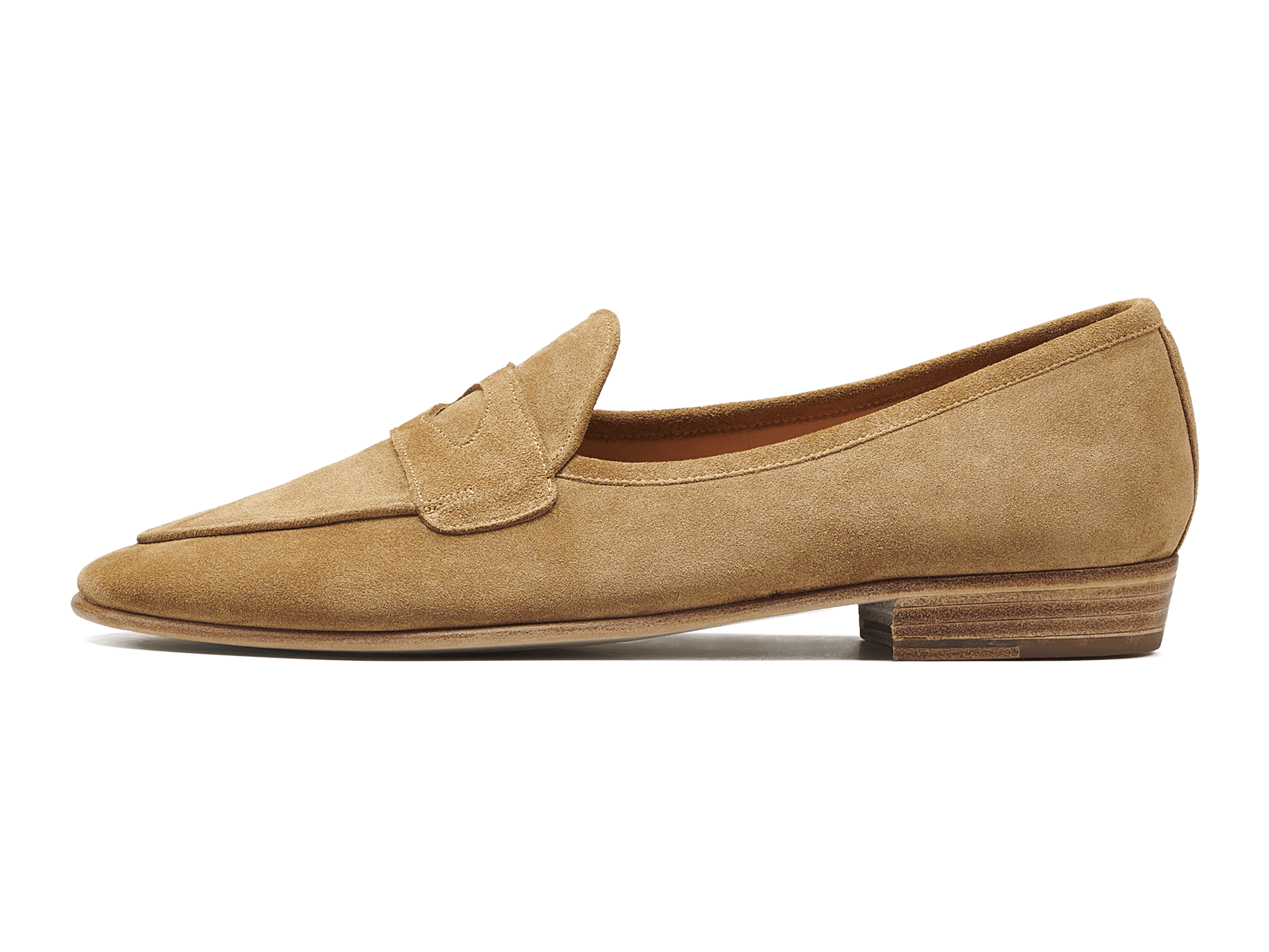 Tan Glove Suede Mens Loafers