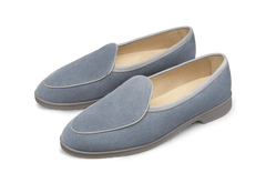 Stride Loafers in Glacier Glove Suede Grey Sole