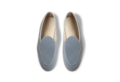 Stride Loafers in Glacier Glove Suede Grey Sole