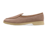 Stride Loafers in Faon Suede with Natural Sole