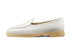 Stride Loafers in Blanc Casse Deerskin Natural Sole