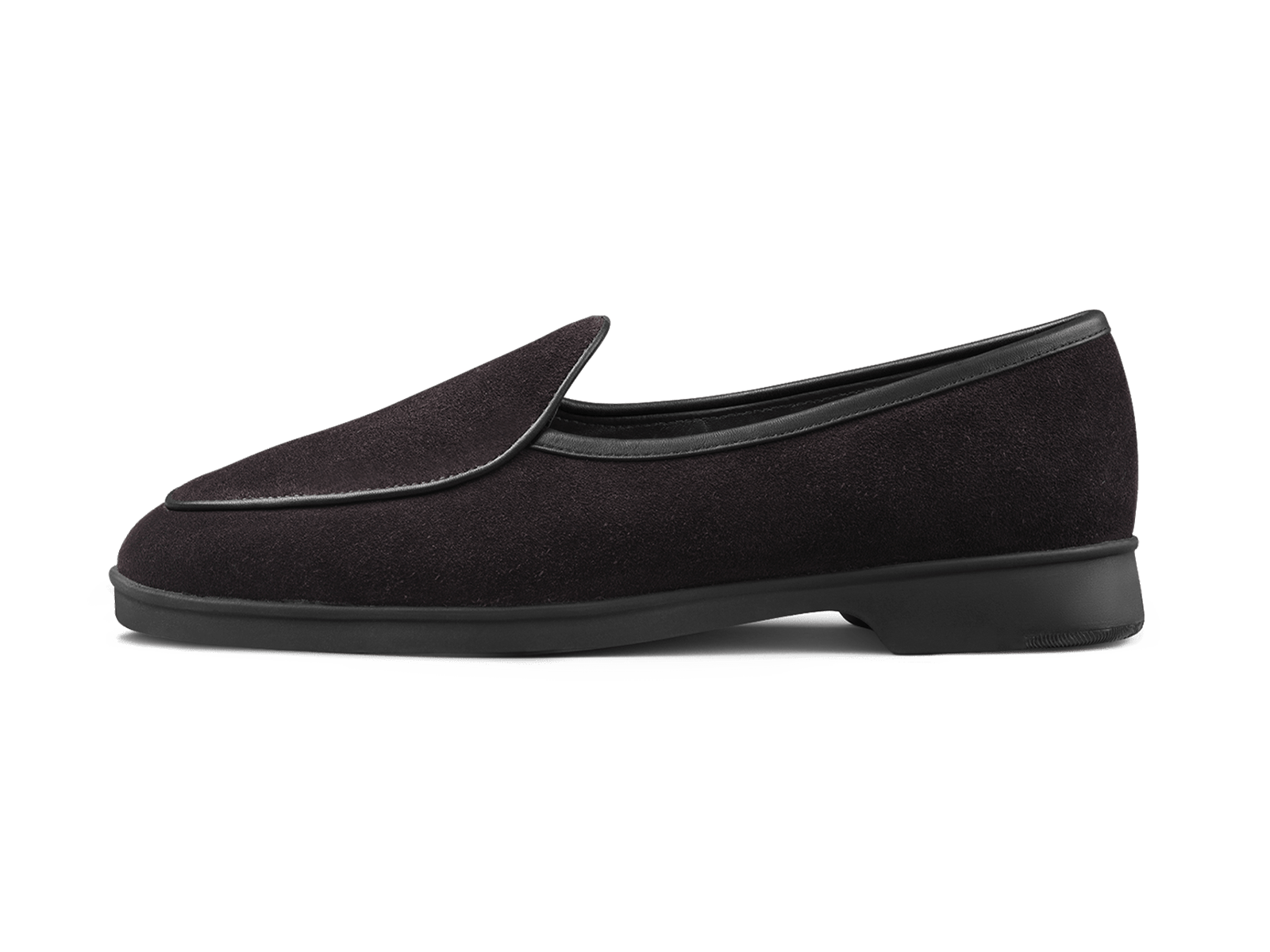 Stride Loafers in Cedre Noir Glove Suede Dark Sole