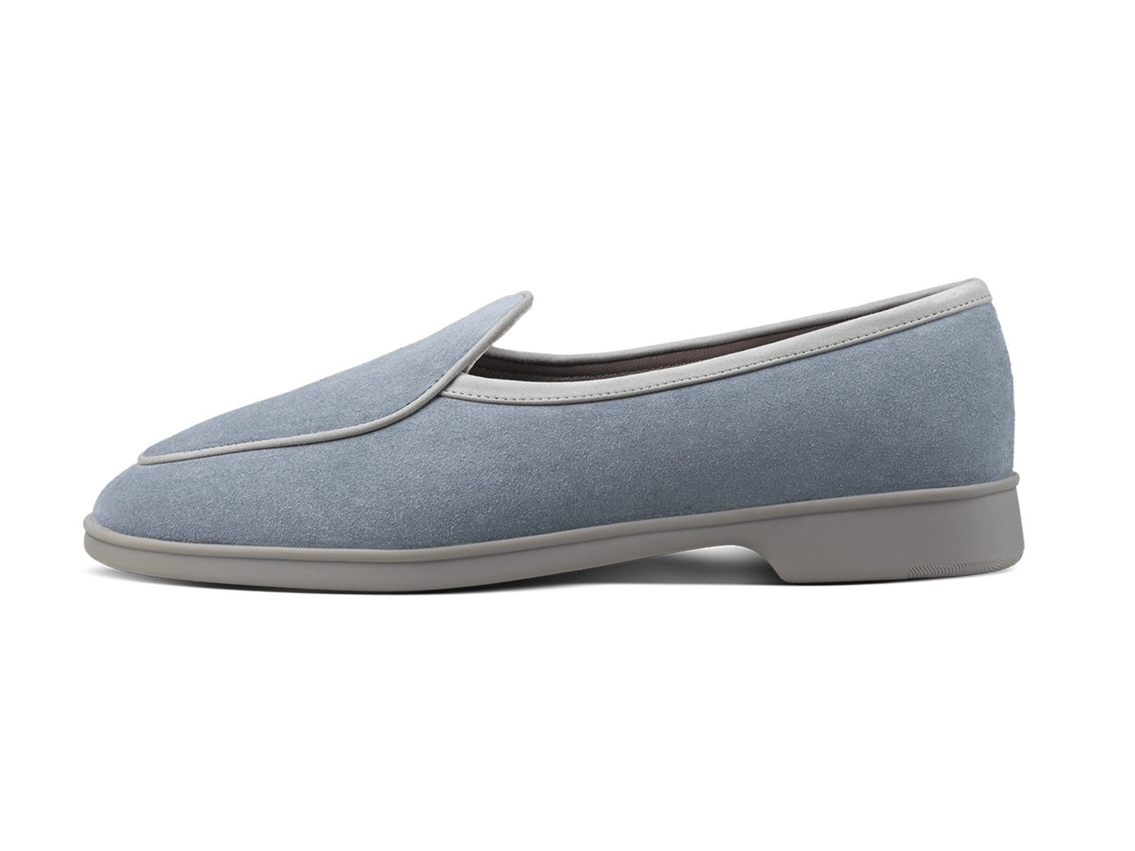 Stride Loafers in Glacier Glove Suede Grey Sole