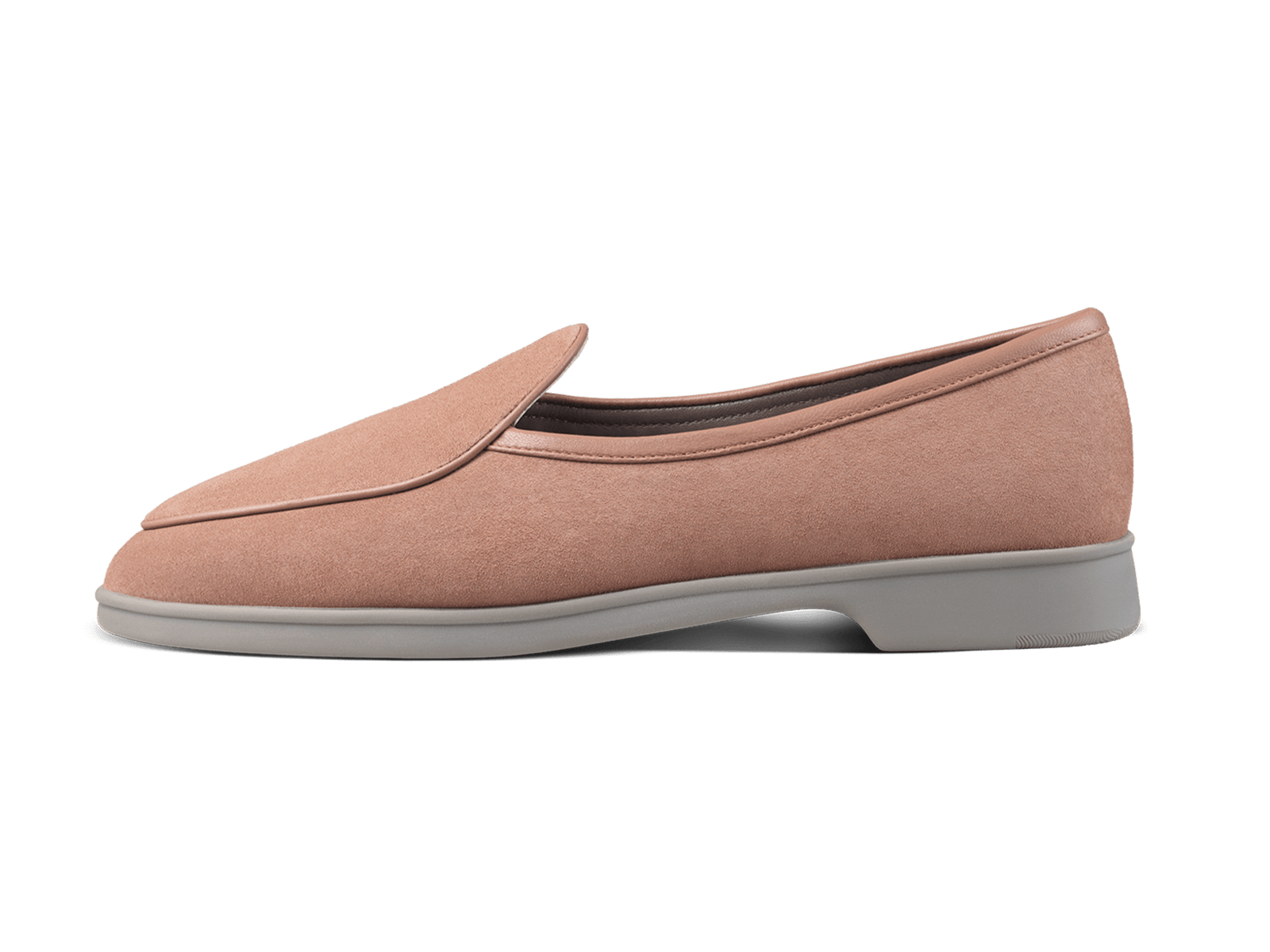 Stride Loafers in Himalaya Glove Suede Grey Sole