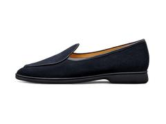 Stride Loafers in Midnight Navy Glove Suede Dark Sole
