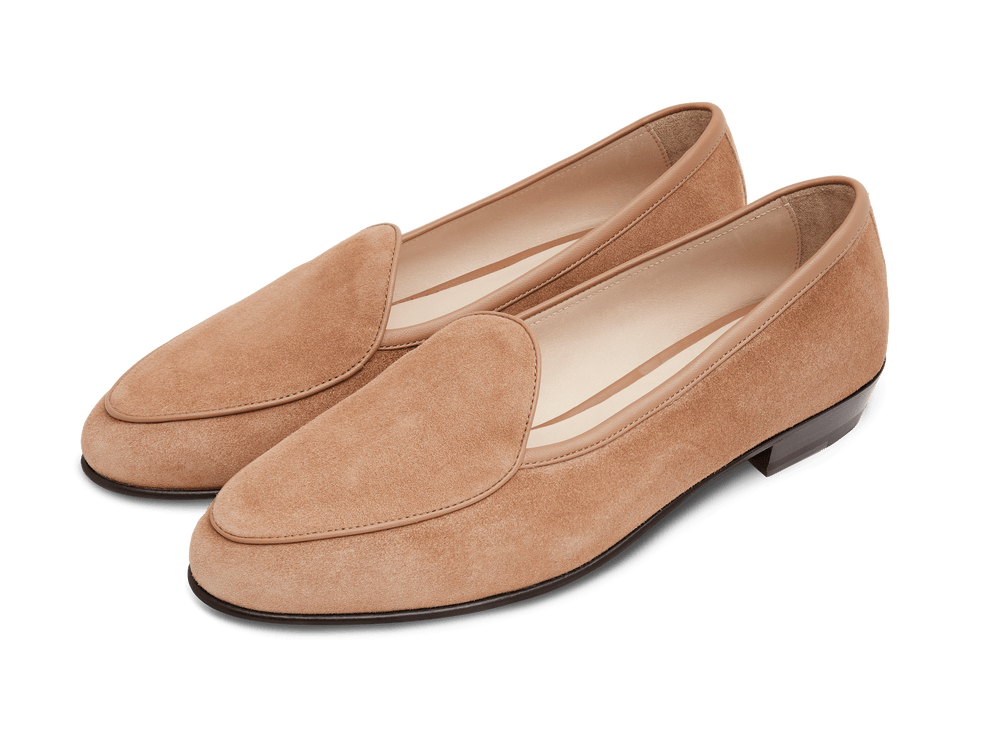 Sagan Loafers in Alezan Clair Luxe Suede