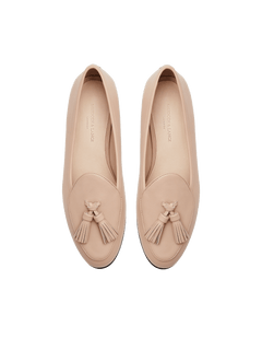 Sagan Tassel Loafers in Albatre Nappa