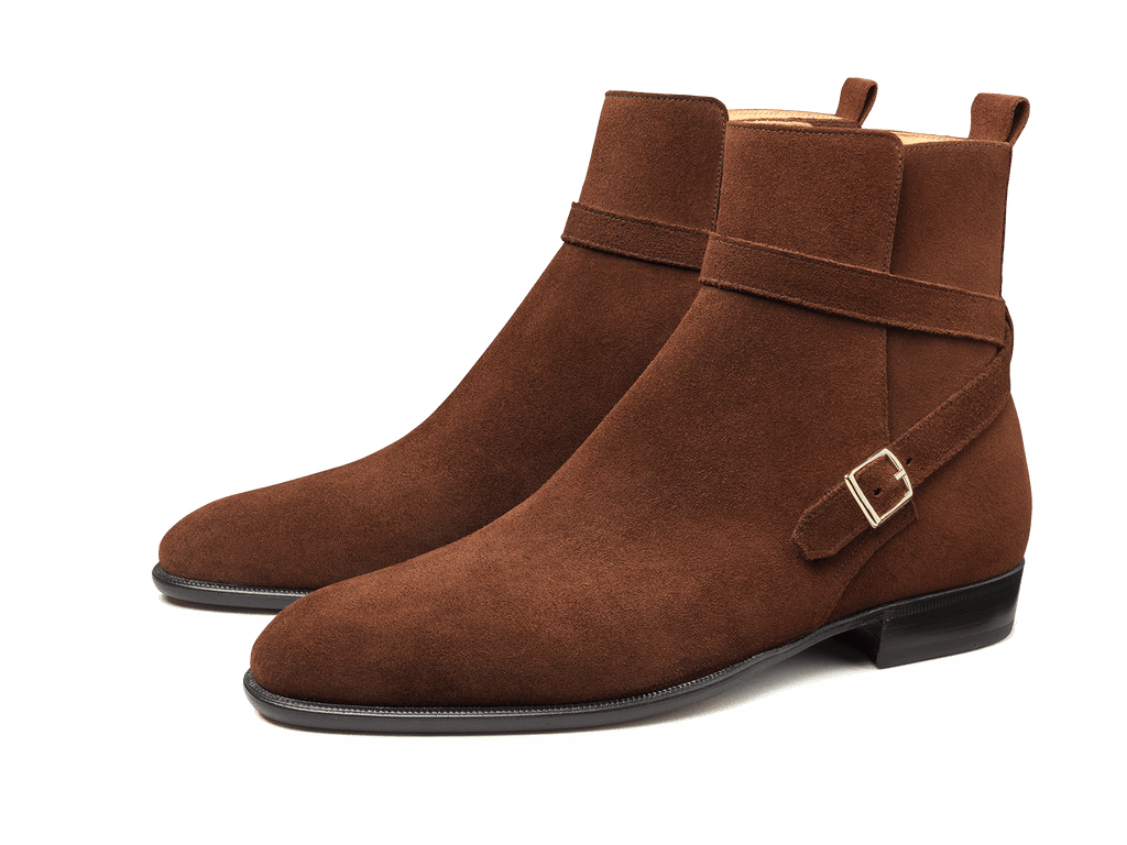 Watts Jodhpur Boot in Dark Snuff Shield Suede