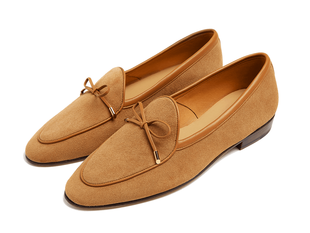 Sagan Classic String Loafers in Sahara Asteria Suede