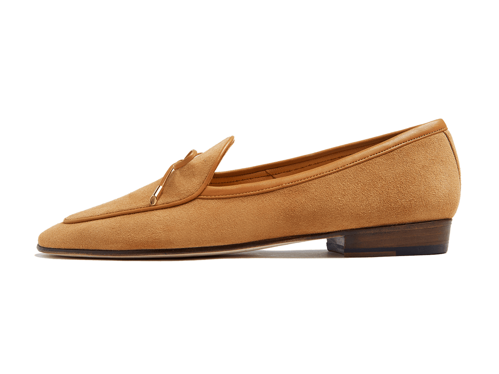 Sagan Classic String Loafers in Sahara Asteria Suede