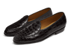 Obsidian Black Crocodile  Loafers