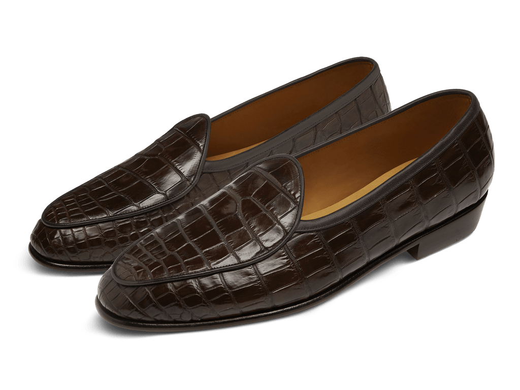 BAUDOIN&LANGE ボードインアンドランジ アリゲーター クロコ 40 BAUDOIN&LANGE ボードインアンドランジ アリゲーター クロコ 40