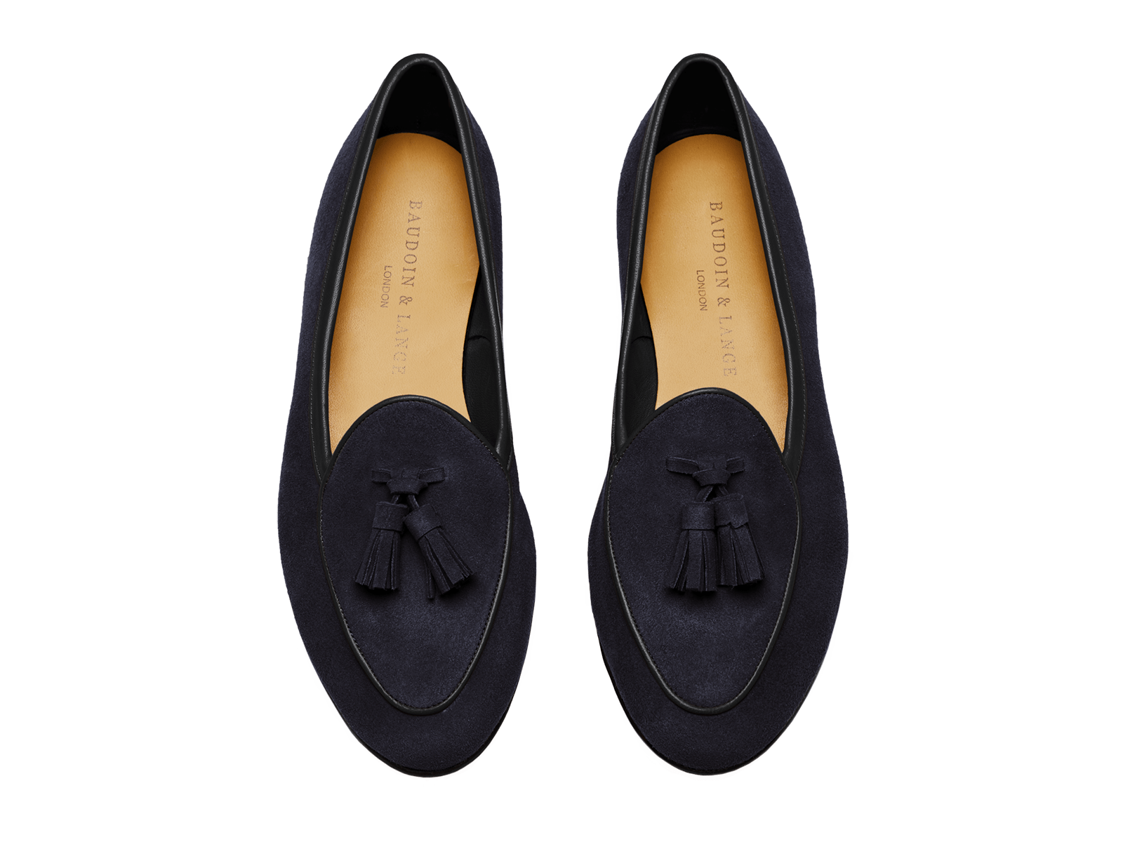 Sagan Classic Tassel Loafers in Midnight Navy Asteria Suede