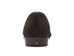 Sagan Classic Buckle in Lusitanias Dark Brown Asteria Suede and Marmo Calf