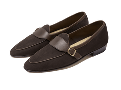 Buckle Loafers Dark Brown 