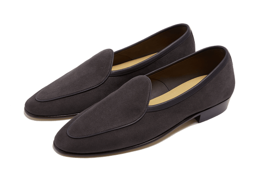 Loafers Grey Suede 