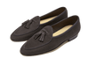 Tassel Loafers Grey Suede