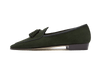 Cedar Green Suede Loafers