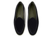 Stride Loafers in Black Suede Green Sole